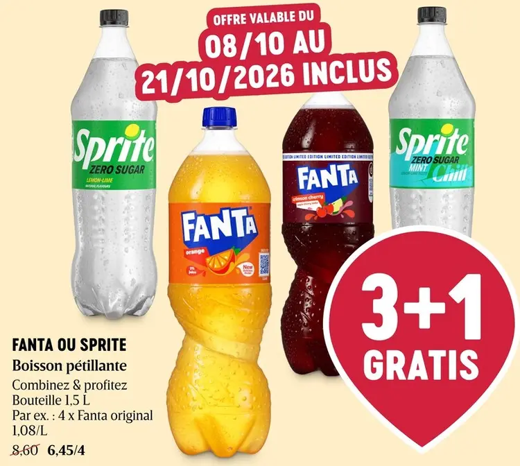 Offre: Boisson pétillante