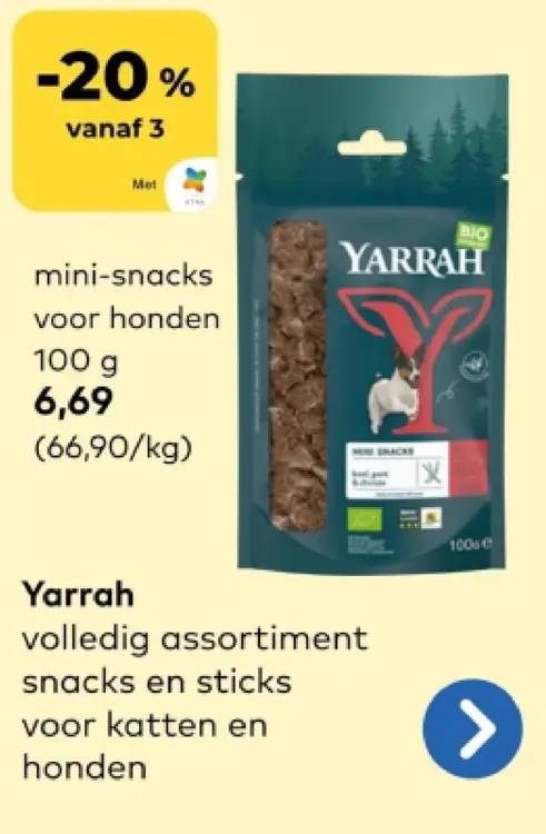 Promotie: mini-snacks voor honden