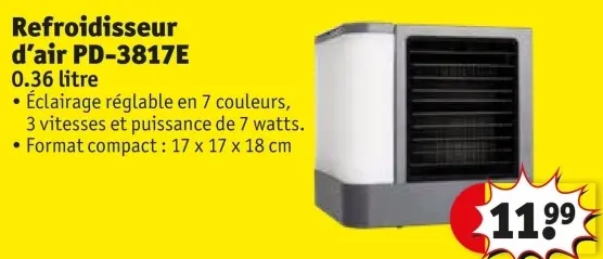 Offre: Refroidisseur d'air PD-3817E