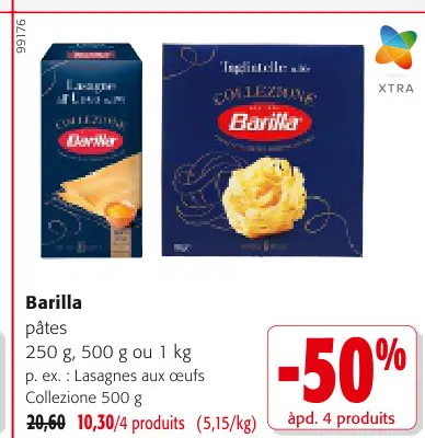 Offre: pâtes