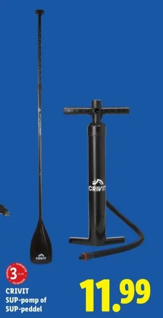 Aanbieding: SUP-pomp of SUP-peddel