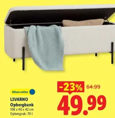 Aanbieding: Opbergbank