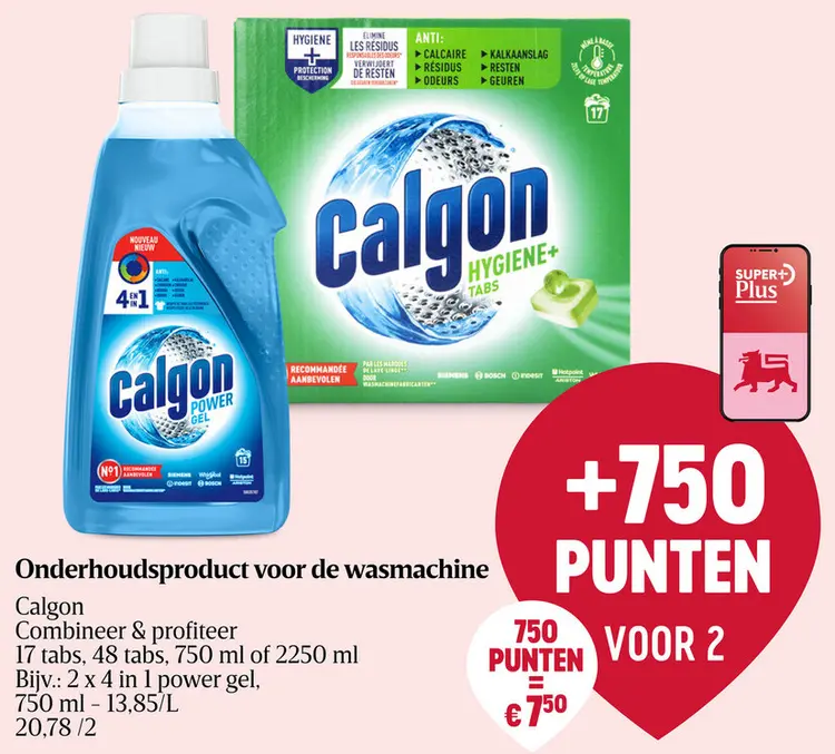 Promotie: Onderhoudsproduct voor de wasmachine