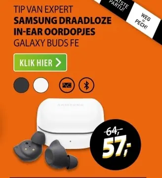 Aanbieding: Samsung draadloze in-ear oordopjes galaxy bud