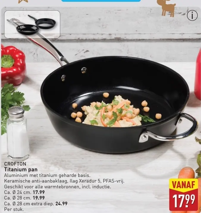 Aanbieding: Titanium pan