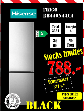 Offre: FRIGO RB440N4ACA BLACK