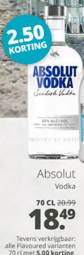 Aanbieding: Absolut Vodka