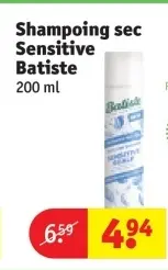 Offre: Shampoing sec Sensitive