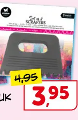 Promotie: Set of 2 Scrapers