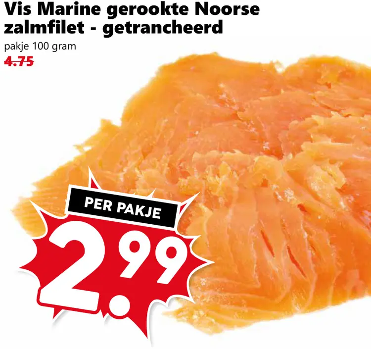 Aanbieding: gerookte Noorse zalmfilet