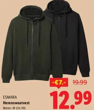 Aanbieding: Herensweatvest