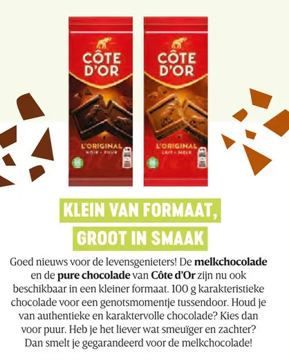 Promotie: Côte d'Or L'Original