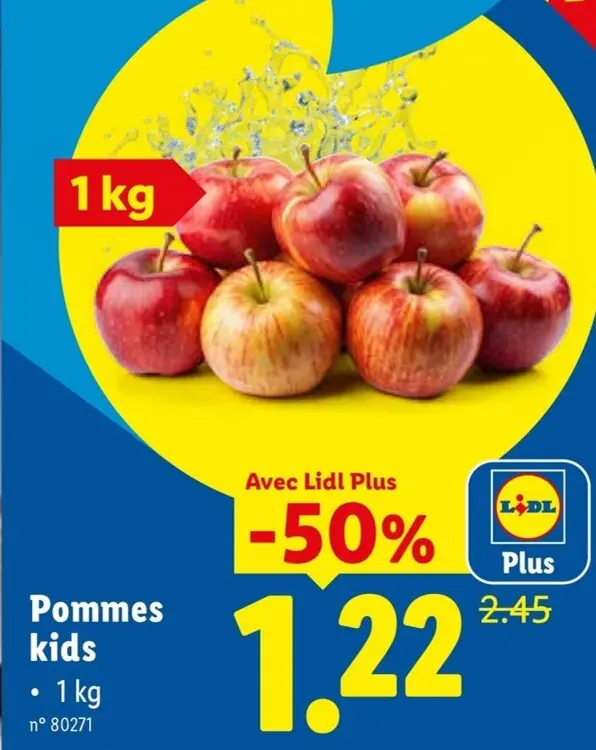 Offre: Pommes kids