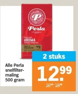 Aanbieding: Perla snelfiltermaling