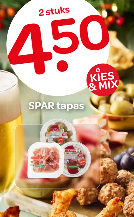 Aanbieding: SPAR tapas