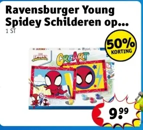 Aanbieding: Ravensburger Young Spidey Schilderen op Nummer