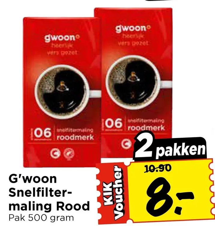 Aanbieding: Snelfilter-maling Rood