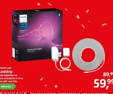 Aanbieding: PHILIPS HUE Ledstrip