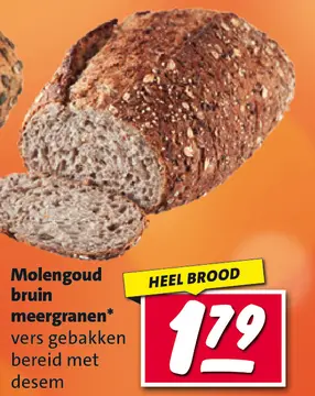 Aanbieding: Molengoud bruin meergranen