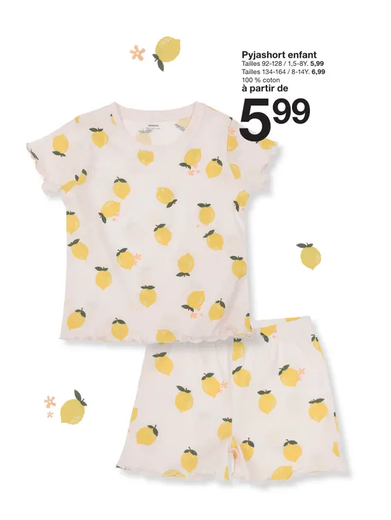 Offre: Pyjashort enfant