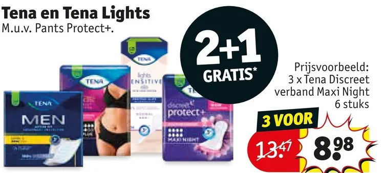Promotie: Tena en Tena Lights