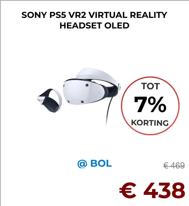 Aanbieding: Ps5 vr2 virtual reality headset oled