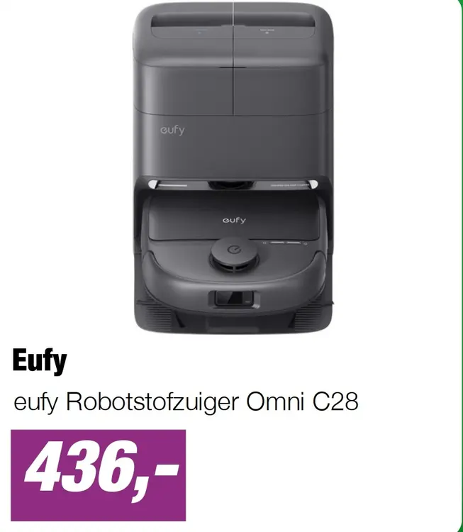Aanbieding: eufy Robotstofzuiger Omni C28