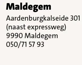 Aanbieding: Maldegem