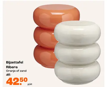 Aanbieding: Bijzettafel Ribera Oranje