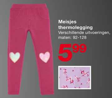 Aanbieding: Meisjes thermolegging