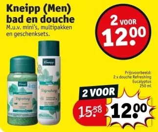 Promotie: bad en douche