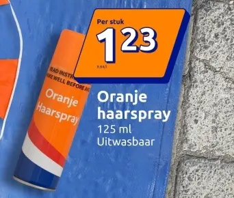 Aanbieding: Oranje haarspray