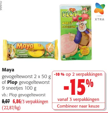 Promotie: gevogelteworst