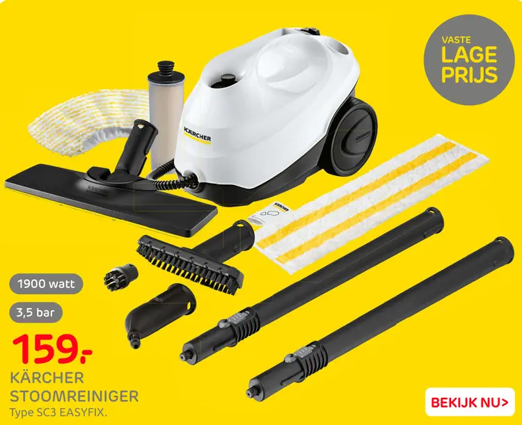 Aanbieding: Kärcher stoomreiniger