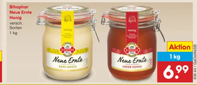 Aanbieding: Neue Ernte Honig