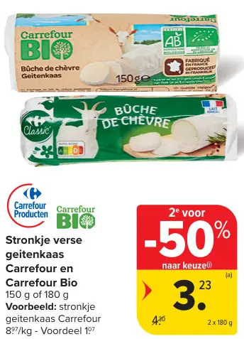 Promotie: Stronkje verse geitenkaas
