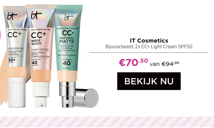 Aanbieding: 2x CC+ Light Cream SPF50