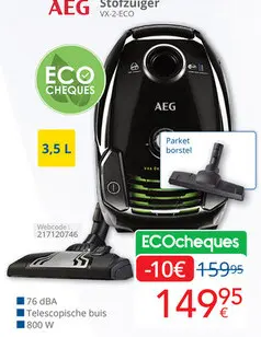 Promotie: Stofzuiger VX-2-ECO