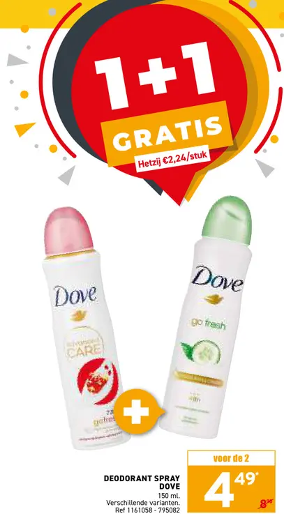 Aanbieding: Deodorant spray