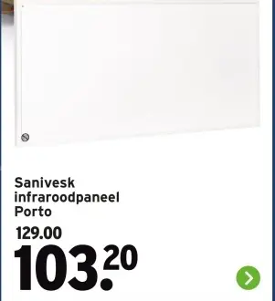 Aanbieding: infraroodpaneel Porto