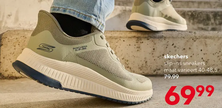 Aanbieding: Skechers Bobs Squad 4 heren sneakers groen