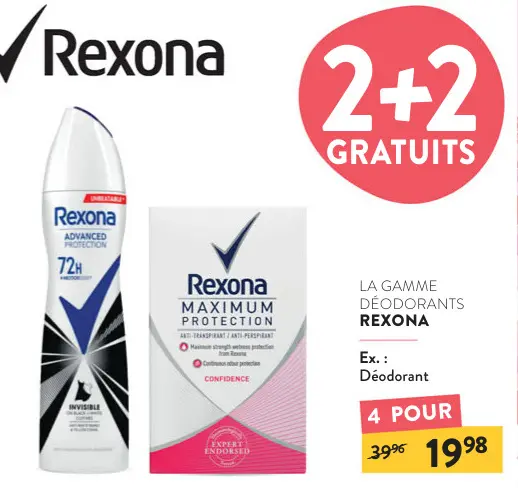 Offre: Déodorant