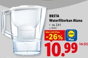 Promotie: Waterfilterkan Aluna