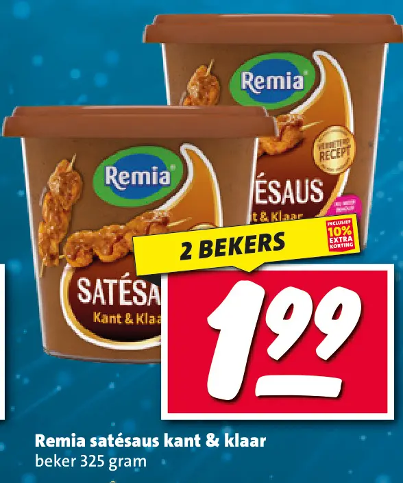 Aanbieding: satésaus kant & klaar