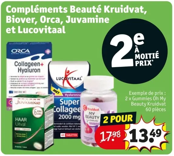 Offre: Compléments Beauté