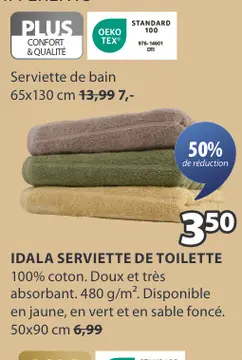 Offre: IDALA SERVIETTE DE TOILETTE