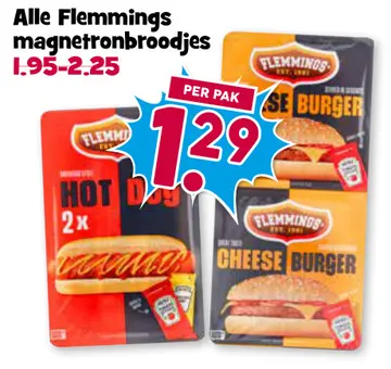 Aanbieding: Alle Flemmings magnetronbroodjes
