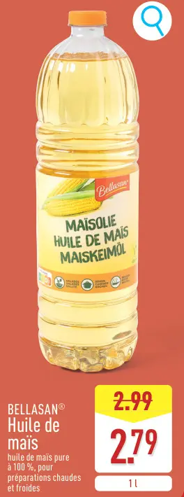 Offre: Huile de maïs