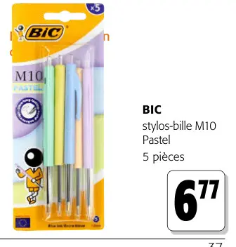 Offre: stylos-bille M10 Pastel