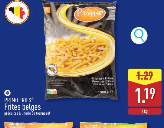 Offre: Frites belges